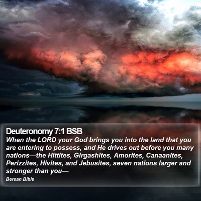 Deuteronomy 7:1 BSB Bible Verse Image