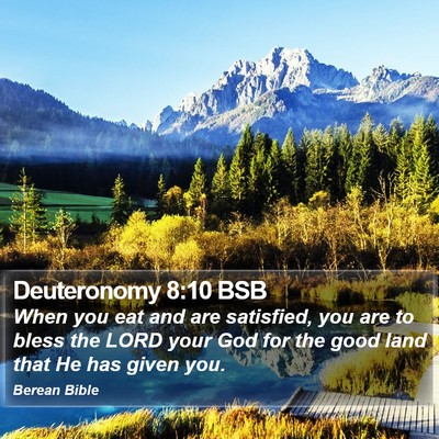 Deuteronomy 8:10 BSB Bible Verse Image