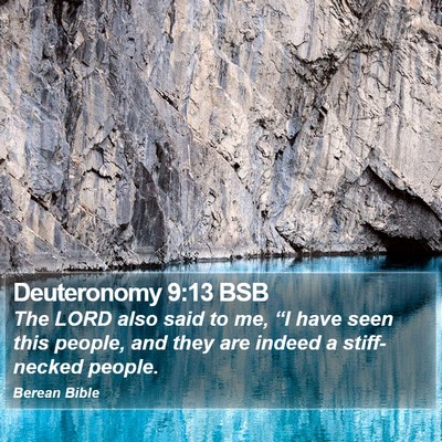 Deuteronomy 9:13 BSB Bible Verse Image