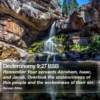 Deuteronomy 9:27 BSB Bible Verse Image