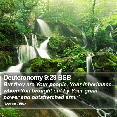 Deuteronomy 9:29 BSB Bible Verse Image