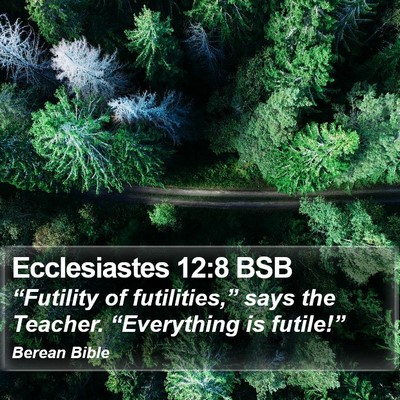 Ecclesiastes 12:8 BSB Bible Verse Image