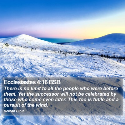 Ecclesiastes 4:16 BSB Bible Verse Image