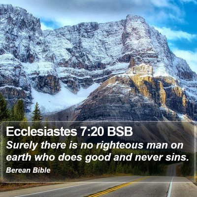 Ecclesiastes 7:20 BSB Bible Verse Image