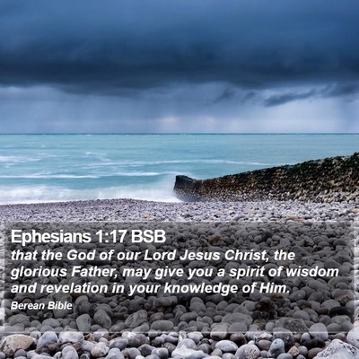 Ephesians 1:17 BSB Bible Verse Image