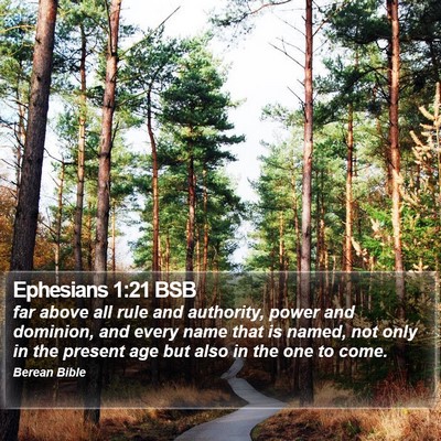 Ephesians 1:21 BSB Bible Verse Image