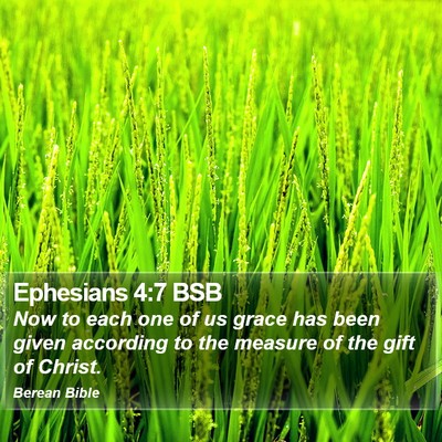 Ephesians 4:7 BSB Bible Verse Image