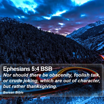 Ephesians 5:4 BSB Bible Verse Image