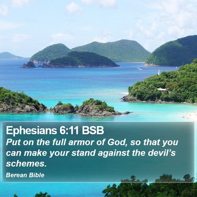 Ephesians 6:11 BSB Bible Verse Image