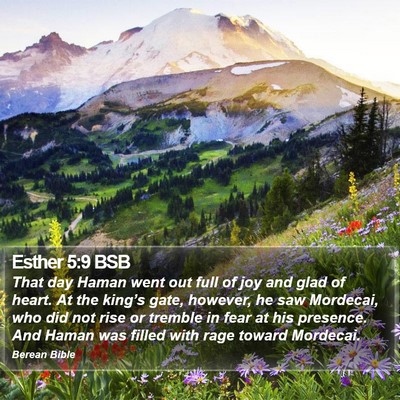 Esther 5:9 BSB Bible Verse Image