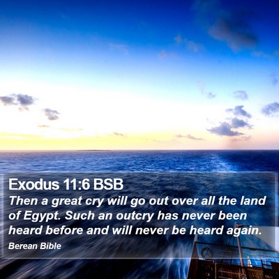 Exodus 11:6 BSB Bible Verse Image