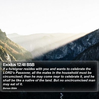 Exodus 12:48 BSB Bible Verse Image
