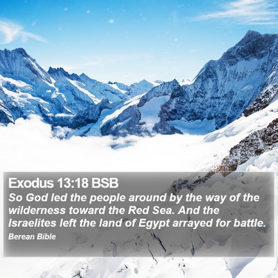Exodus 13:18 BSB Bible Verse Image