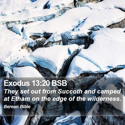 Exodus 13:20 BSB Bible Verse Image