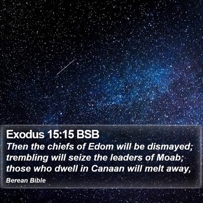 Exodus 15:15 BSB Bible Verse Image