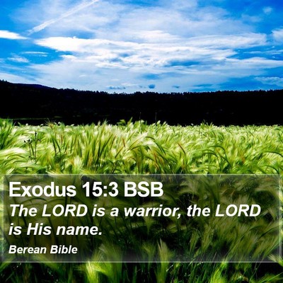 Exodus 15:3 BSB Bible Verse Image