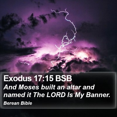 Exodus 17:15 BSB Bible Verse Image