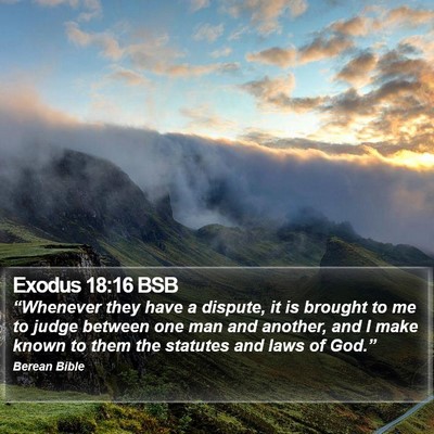 Exodus 18:16 BSB Bible Verse Image