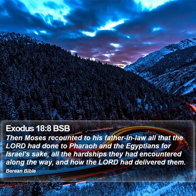 Exodus 18:8 BSB Bible Verse Image