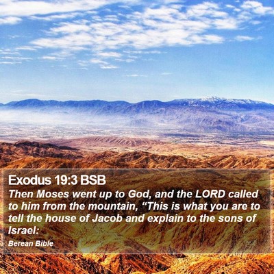 Exodus 19:3 BSB Bible Verse Image