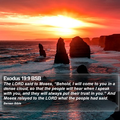 Exodus 19:9 BSB Bible Verse Image