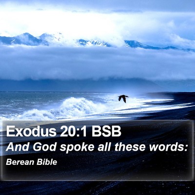 Exodus 20:1 BSB Bible Verse Image