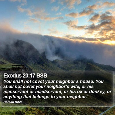 Exodus 20:17 BSB Bible Verse Image