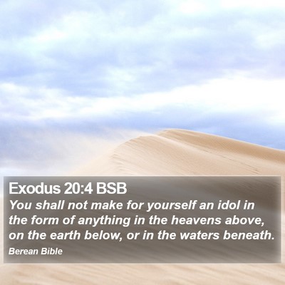 Exodus 20:4 BSB Bible Verse Image