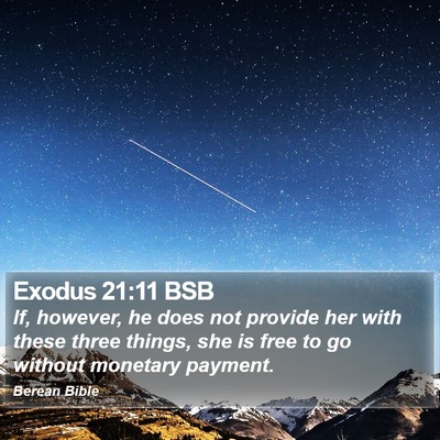 Exodus 21:11 BSB Bible Verse Image