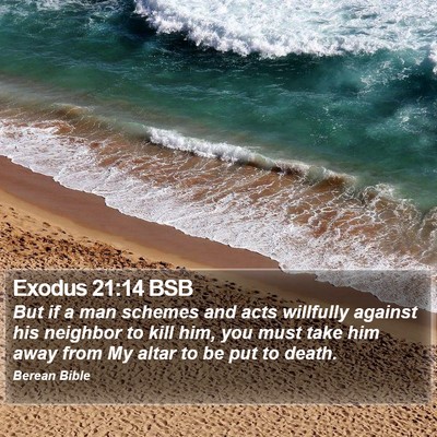 Exodus 21:14 BSB Bible Verse Image