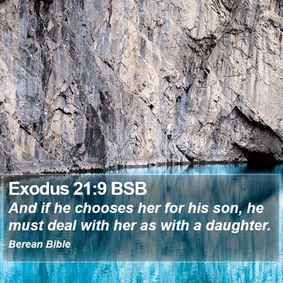 Exodus 21:9 BSB Bible Verse Image