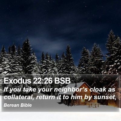 Exodus 22:26 BSB Bible Verse Image
