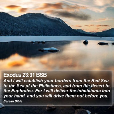 Exodus 23:31 BSB Bible Verse Image
