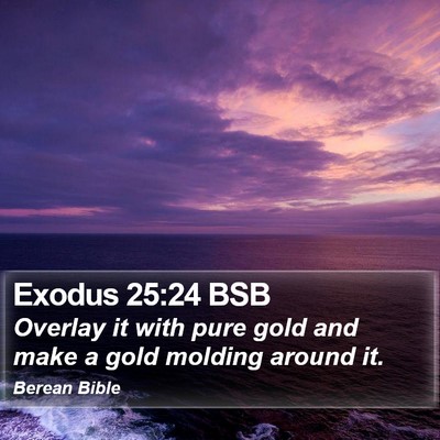 Exodus 25:24 BSB Bible Verse Image