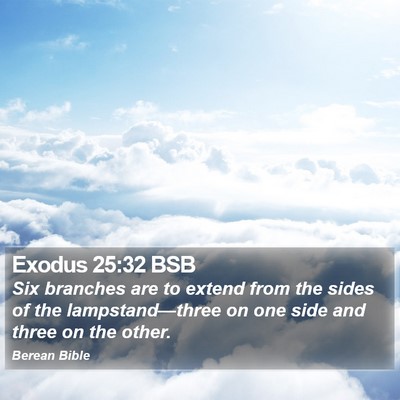 Exodus 25:32 BSB Bible Verse Image