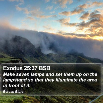 Exodus 25:37 BSB Bible Verse Image