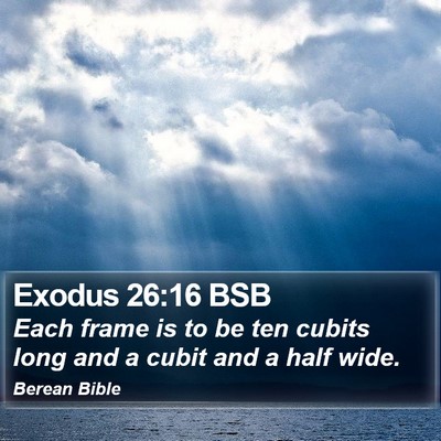 Exodus 26:16 BSB Bible Verse Image