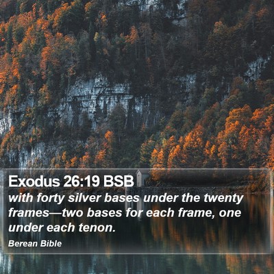 Exodus 26:19 BSB Bible Verse Image