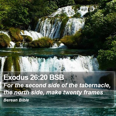 Exodus 26:20 BSB Bible Verse Image
