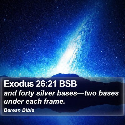 Exodus 26:21 BSB Bible Verse Image