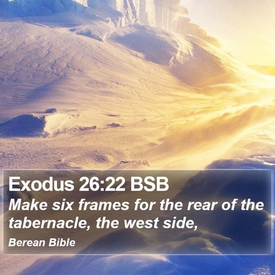 Exodus 26:22 BSB Bible Verse Image