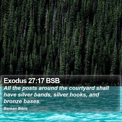 Exodus 27:17 BSB Bible Verse Image