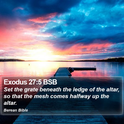 Exodus 27:5 BSB Bible Verse Image
