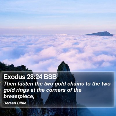 Exodus 28:24 BSB Bible Verse Image