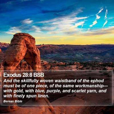 Exodus 28:8 BSB Bible Verse Image