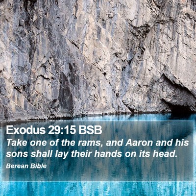 Exodus 29:15 BSB Bible Verse Image