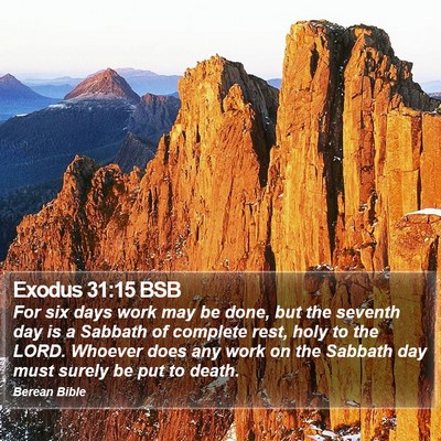 Exodus 31:15 BSB Bible Verse Image