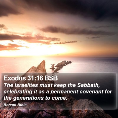 Exodus 31:16 BSB Bible Verse Image