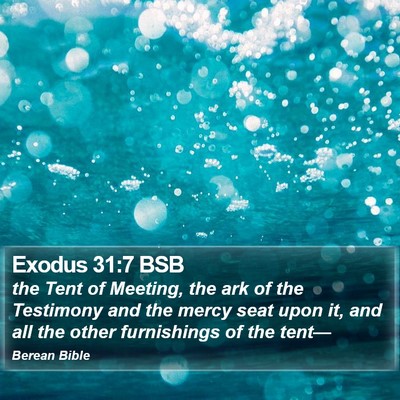 Exodus 31:7 BSB Bible Verse Image