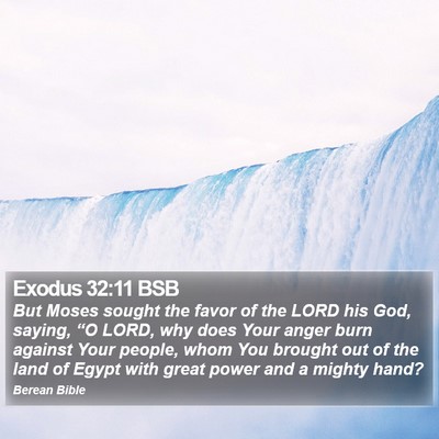 Exodus 32:11 BSB Bible Verse Image